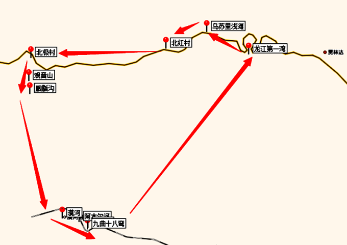 漠河攻略游玩路线,漠河攻略游玩路线图