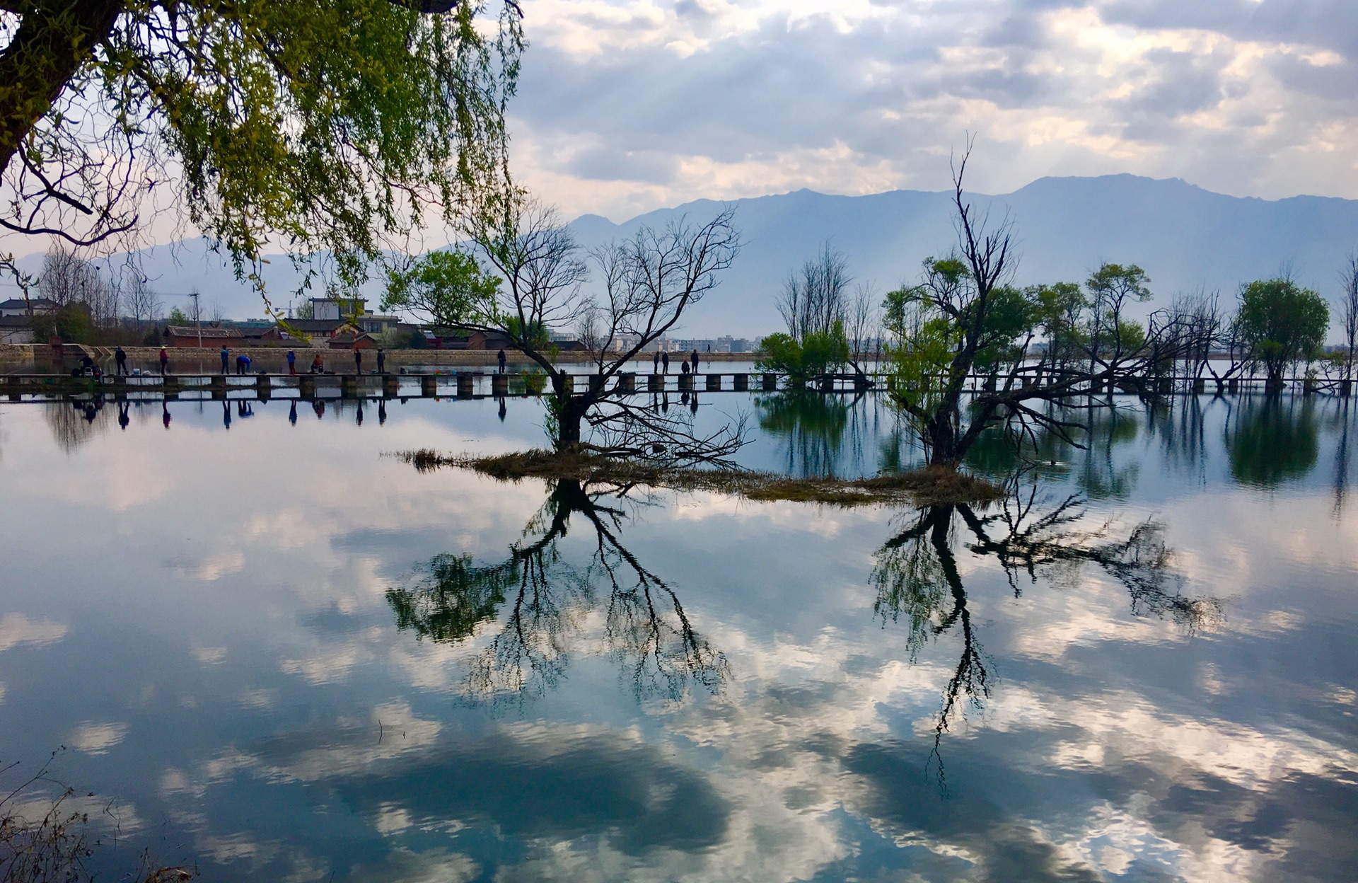 彩云之南 3月18日 鹤庆县黄龙潭,白龙潭三义南村