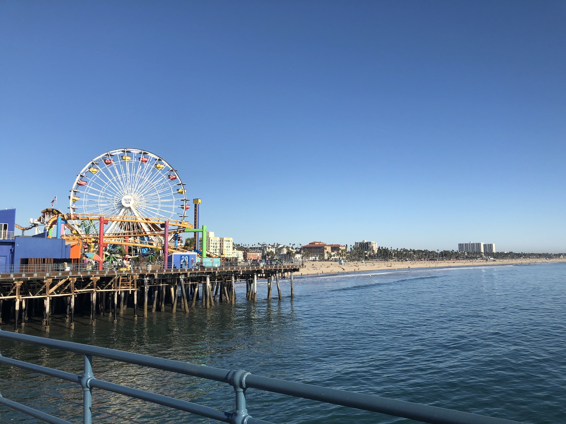 最美海滩santamonicabeach