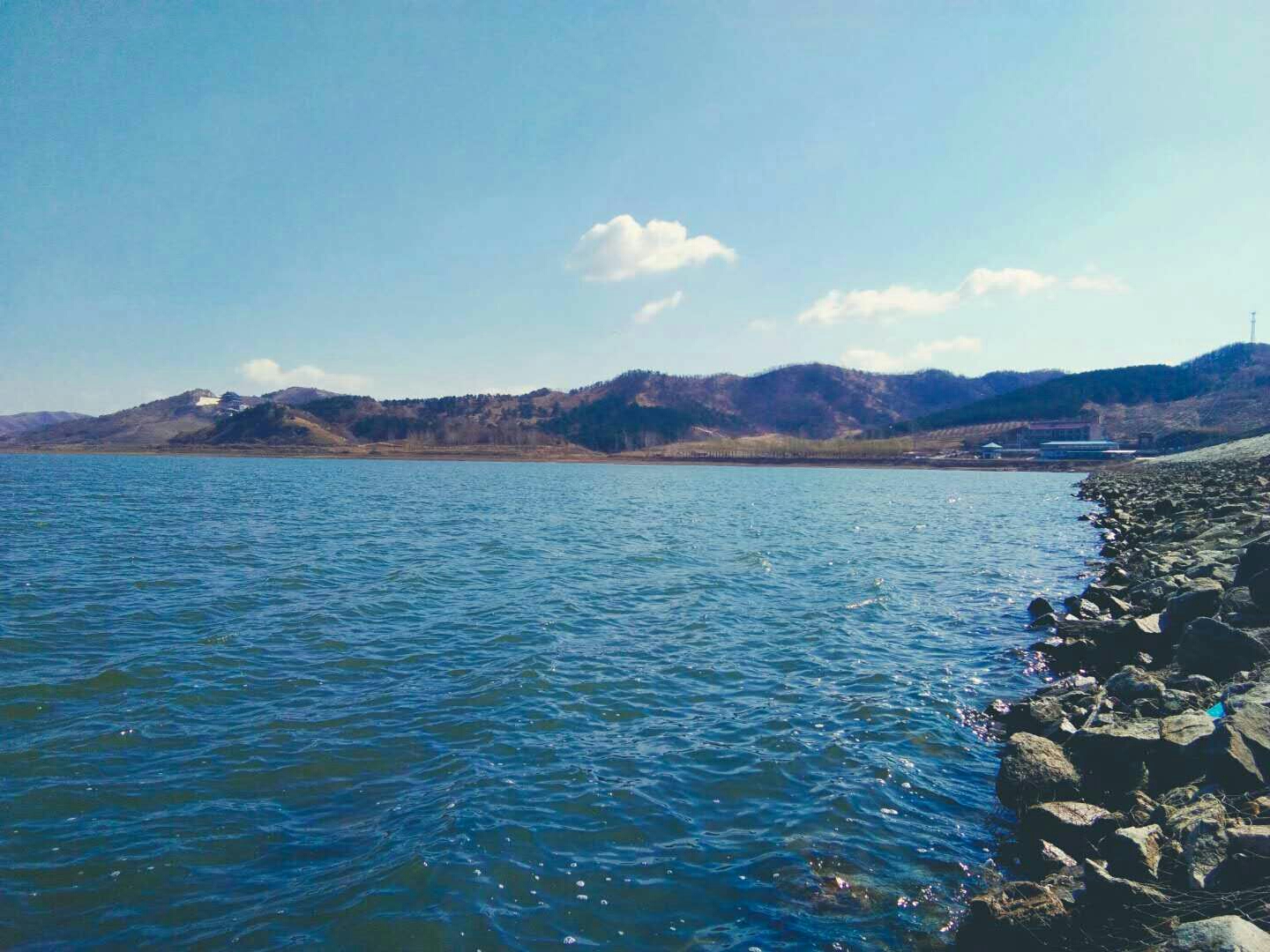 4.7骑行酷旅之大石桥市三道岭水库,石棚峪村石棚