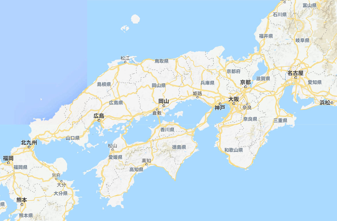                  :冈山地图 .