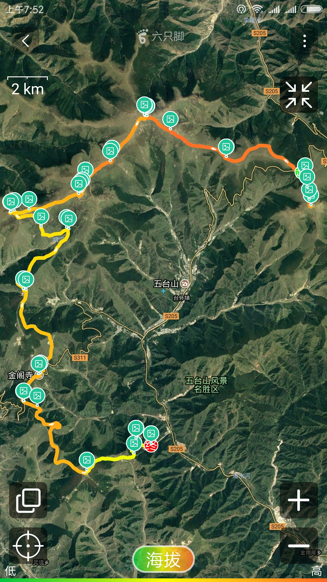 回复游记:五台山逆时针徒步大朝台详细攻略