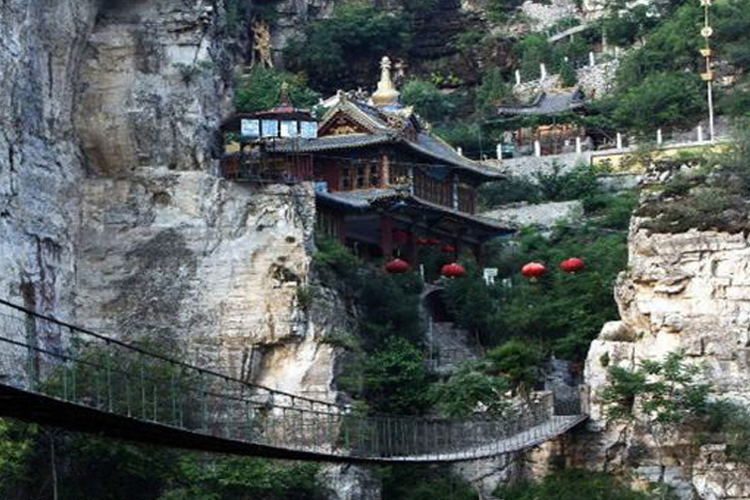 北京十渡风景区-孤山寨大峡谷 誓言玻璃栈道一日游(九曲溪瀑布群 铁