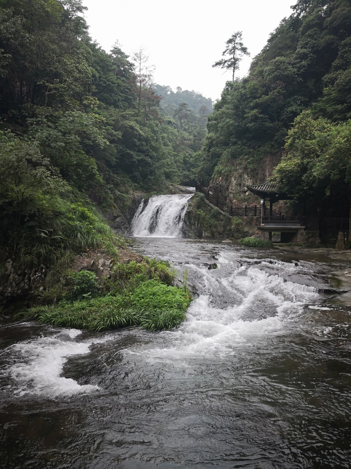 自驾旅行中国浙江:十四,诸暨五泄瀑布.