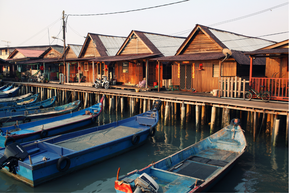 在乔治市的海墘街(weld quay)一带,你可以感受到依姓氏群聚的色彩