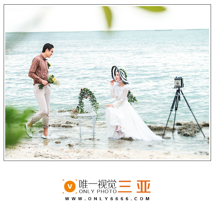 三亚视觉婚纱照_三亚婚纱照