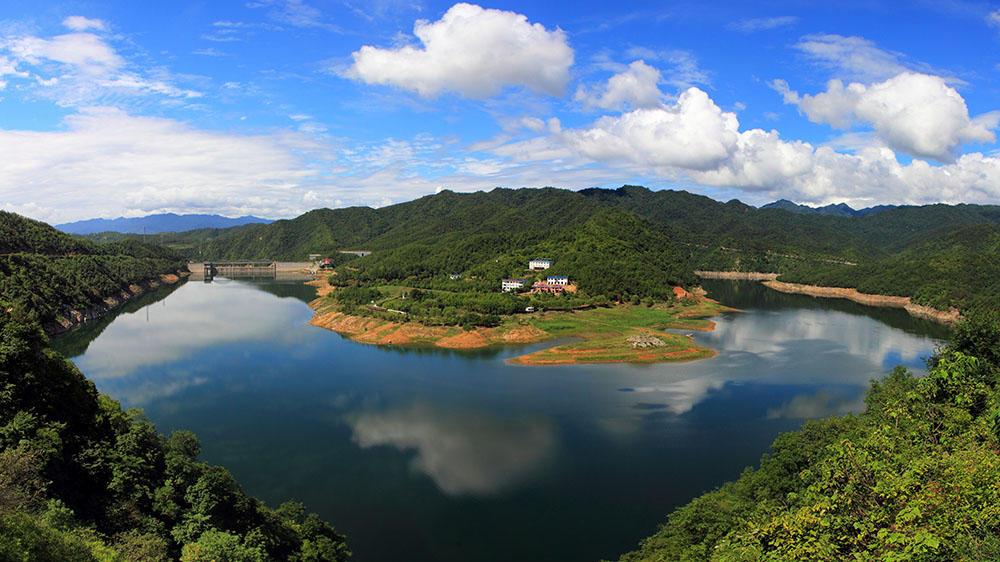 连城冠豸山石门湖