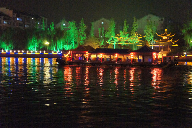 杭州京杭大运河夜游船票门票电子票 杭州夜游景点门票