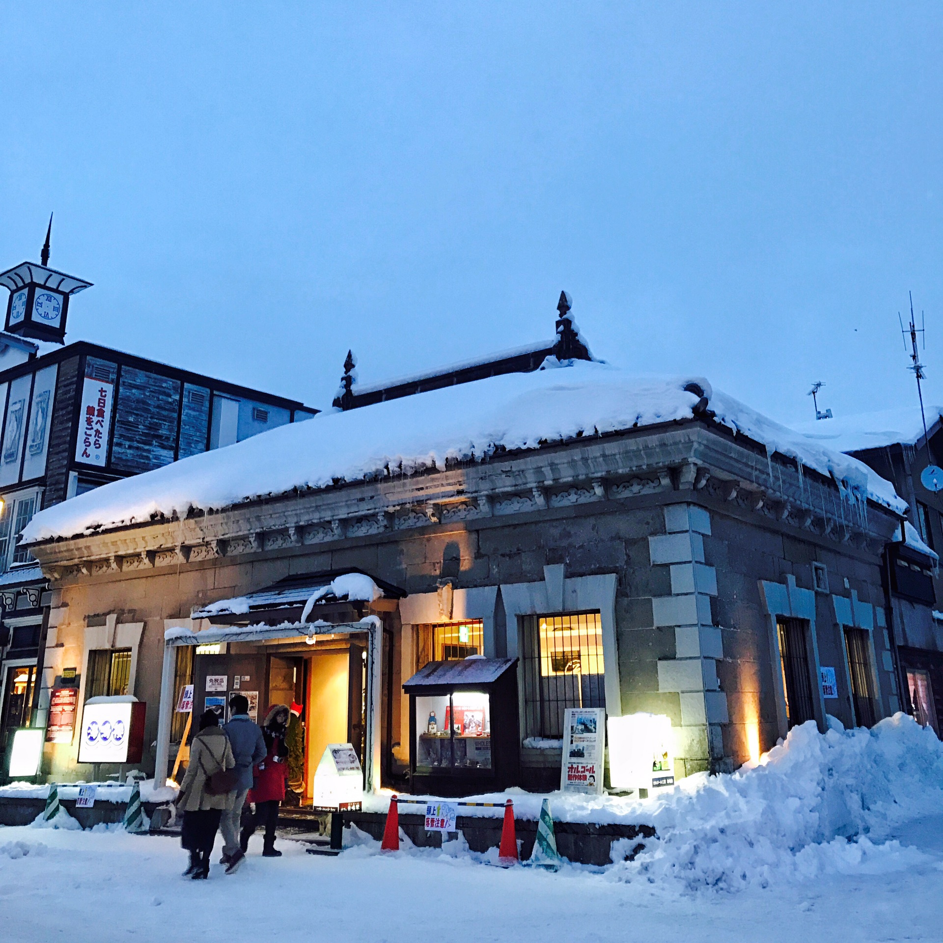 北海道-初遇小樽的雪