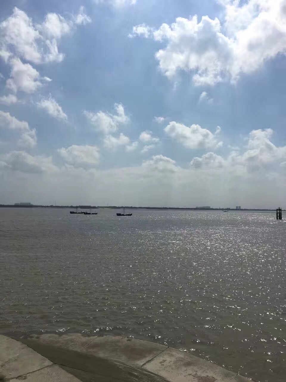 老盐仓 看潮起潮落,看日出江边,看枯藤老树