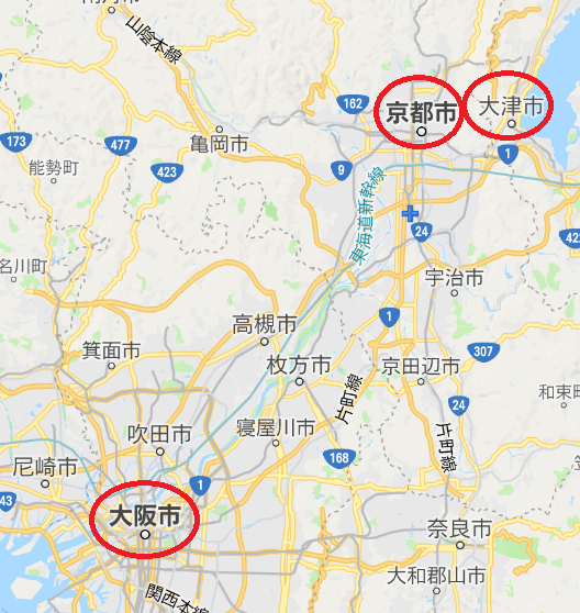 日本滋贺县大津市地图图片