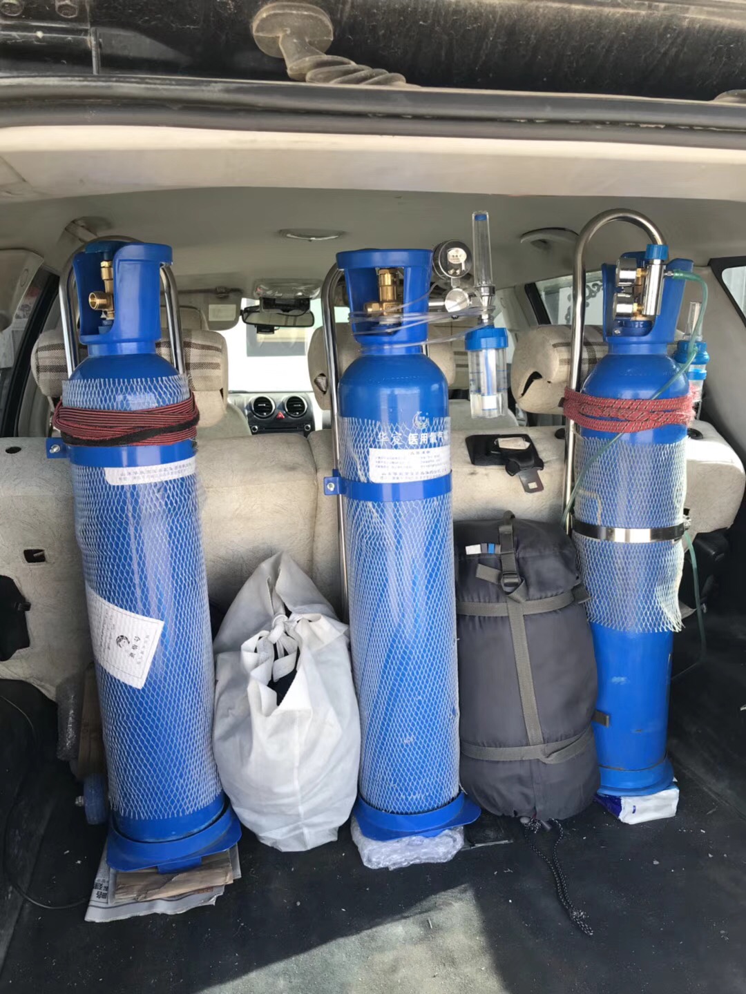 上传一张车上氧气图