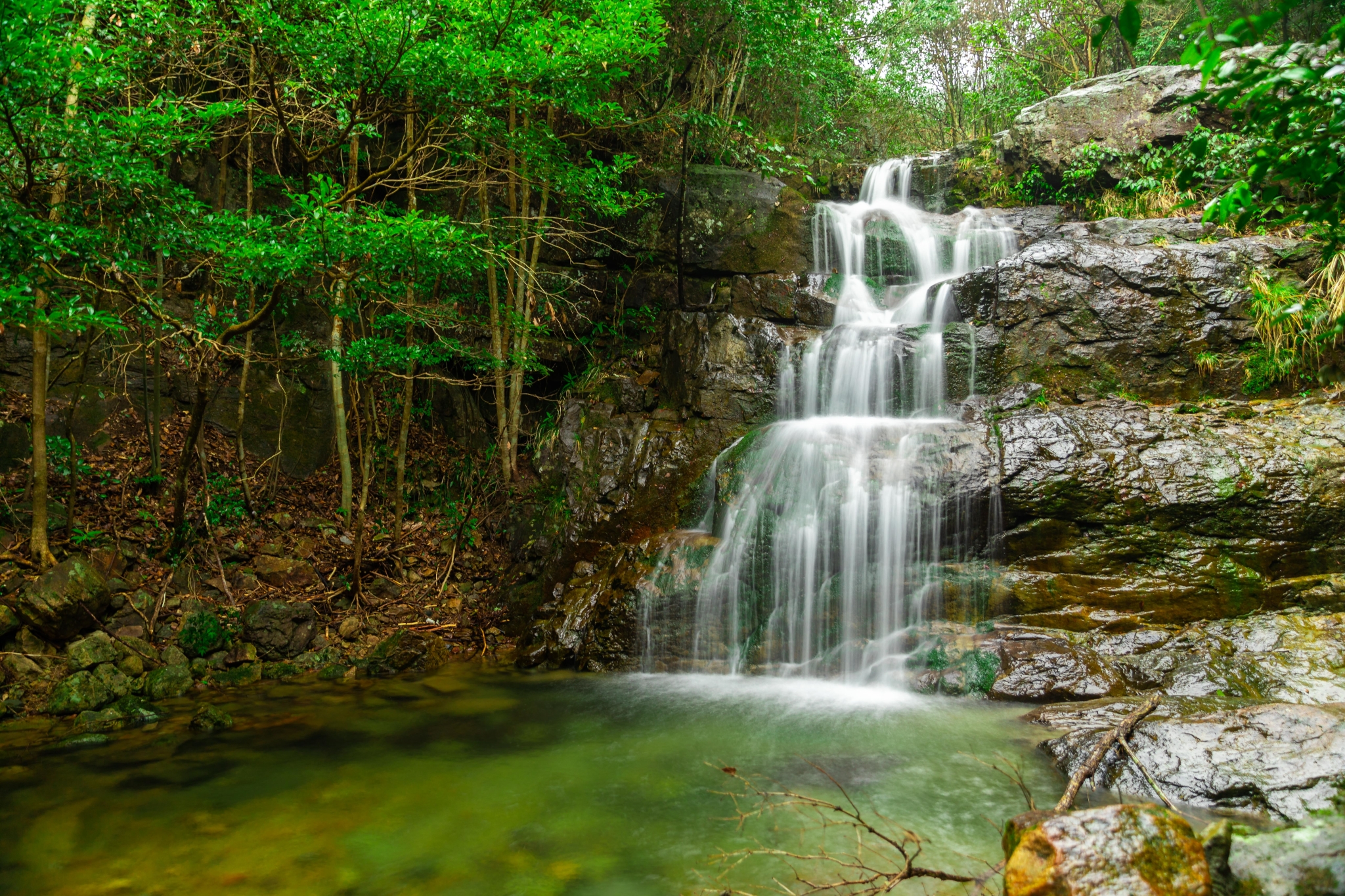 浙江磐安华东小九寨醉美风崖谷
