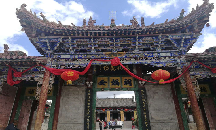 天水大地灣遺址秦安興國寺女媧祠街亭古戰場趙充國陵園純玩一日遊走進