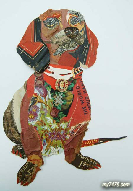 peter clark的狗狗拼贴画精选