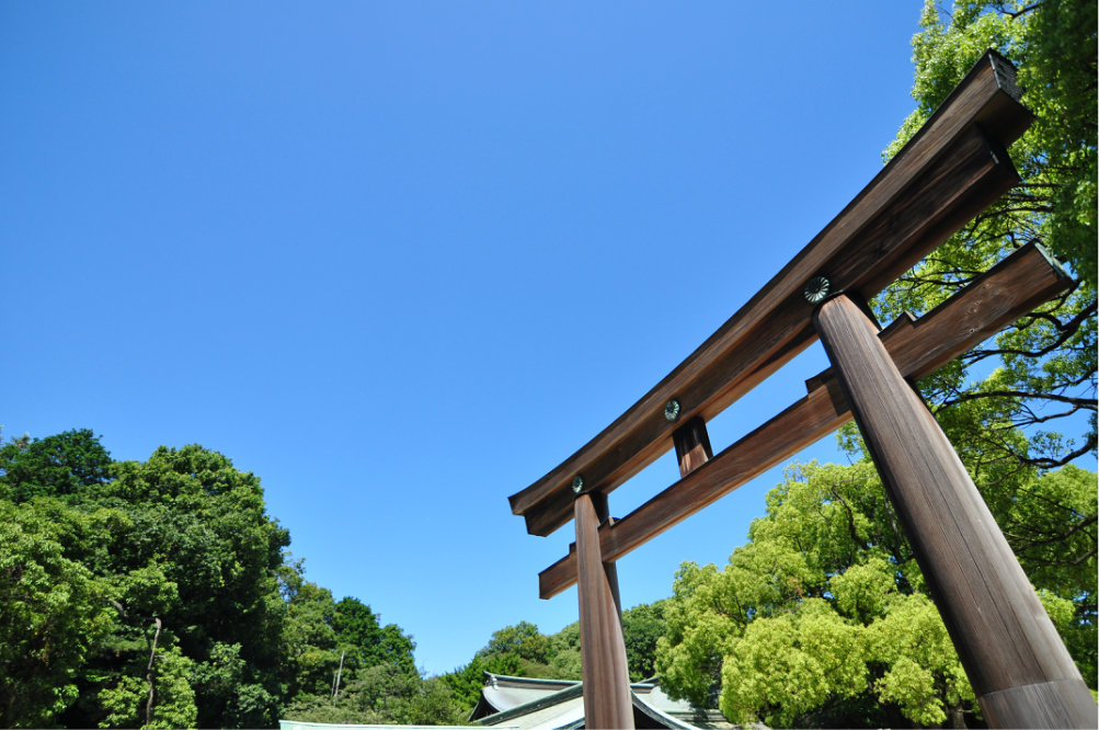 我在東京(明治神宮) 那一抹無限晴空,那一絲微風輕漾.