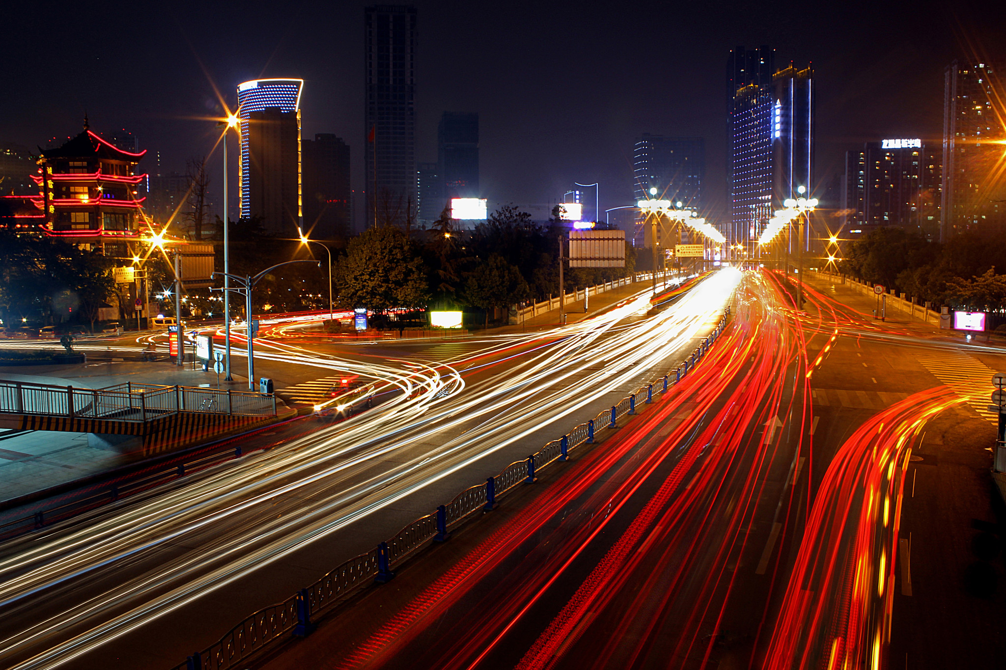 成都九眼桥夜景