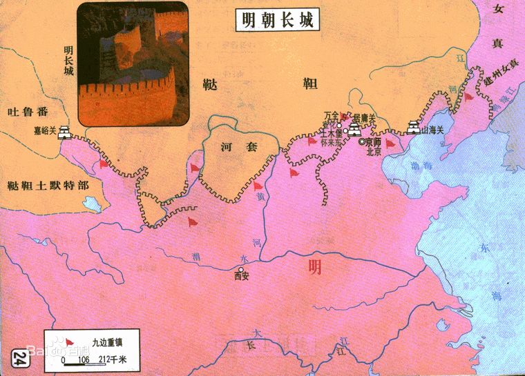额济纳旗 游记  不过我没明白的是,为什么这段长城建在山的南坡下,而