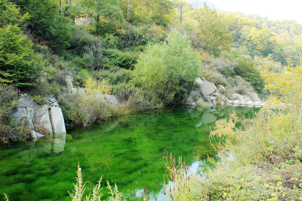 【图片】2014国庆节的尾巴,我们去临城蝎子沟爬山看红叶