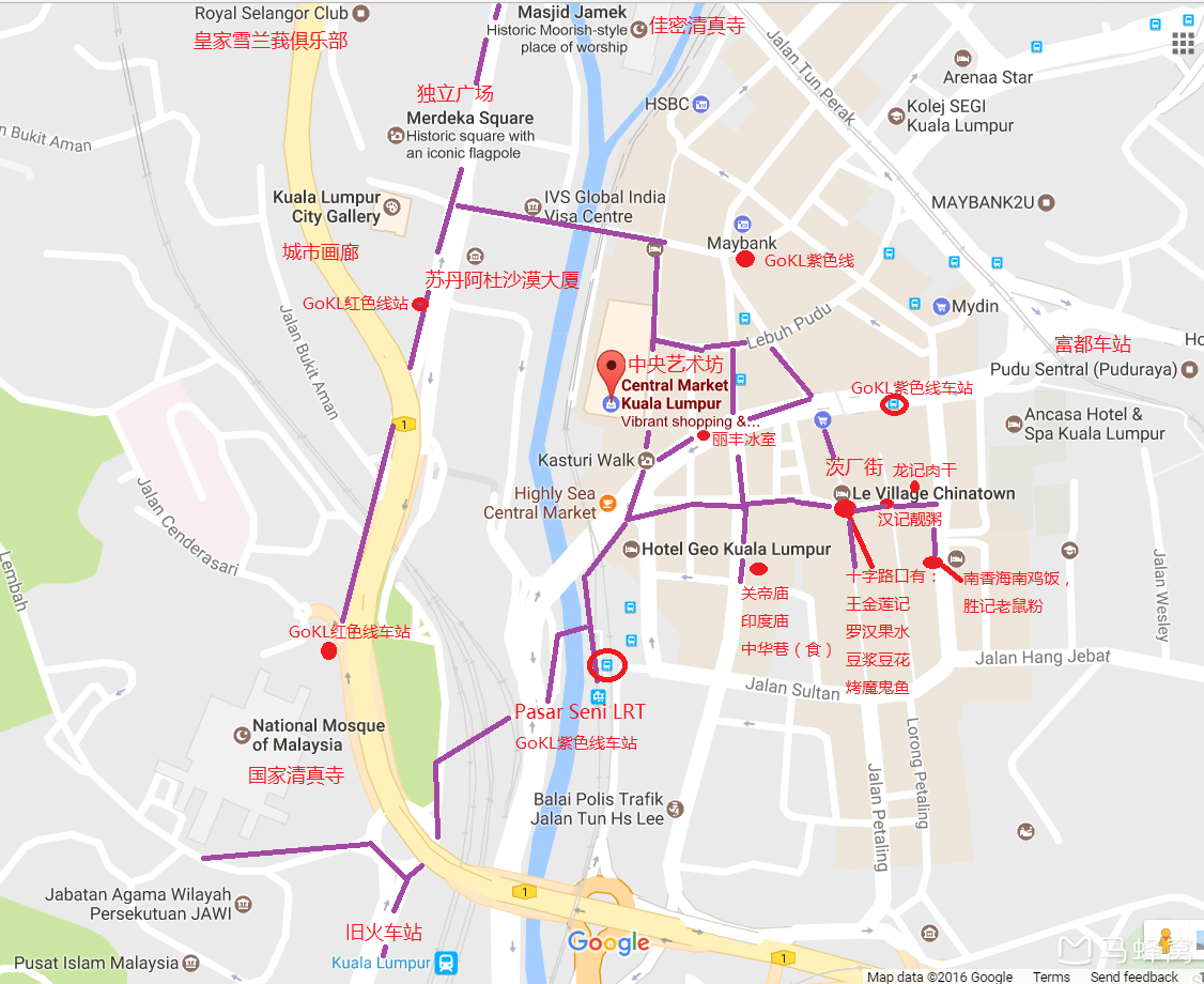 查看原图  最新的轻轨图 查看原图  吉隆坡暴走路线 查看原图  吉隆坡